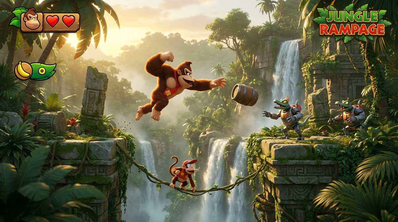 Donkey Kong: Jungle Rampage game screenshot