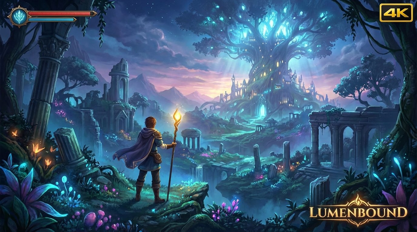 Lumenbound game screenshot