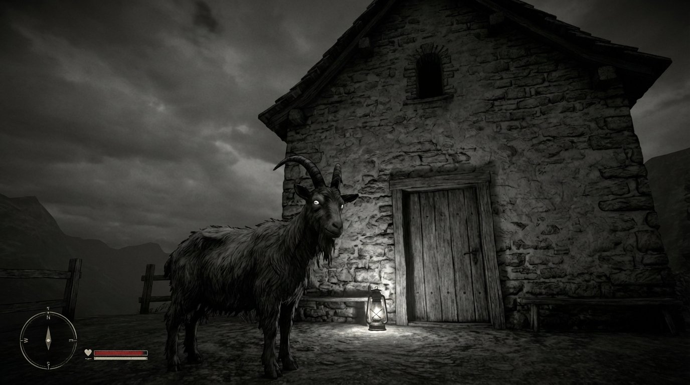 Mundaun: The Black Goat game screenshot