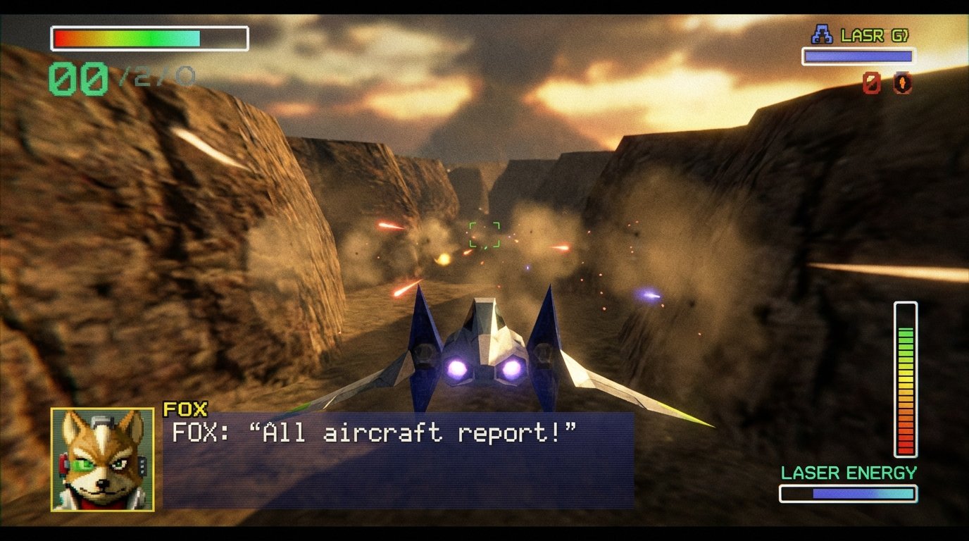 Star Fox 64 game screenshot
