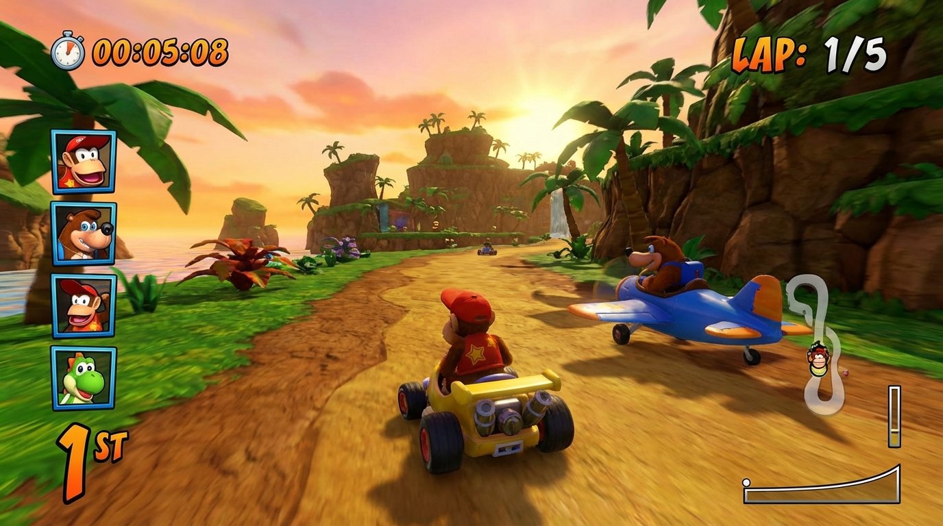 Diddy Kong Racing game screenshot
