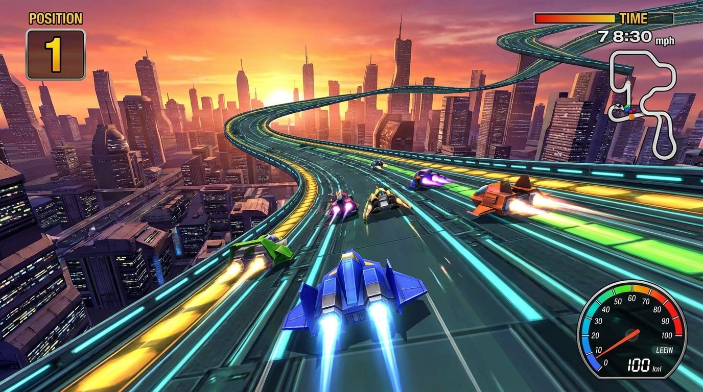 F-Zero X game screenshot