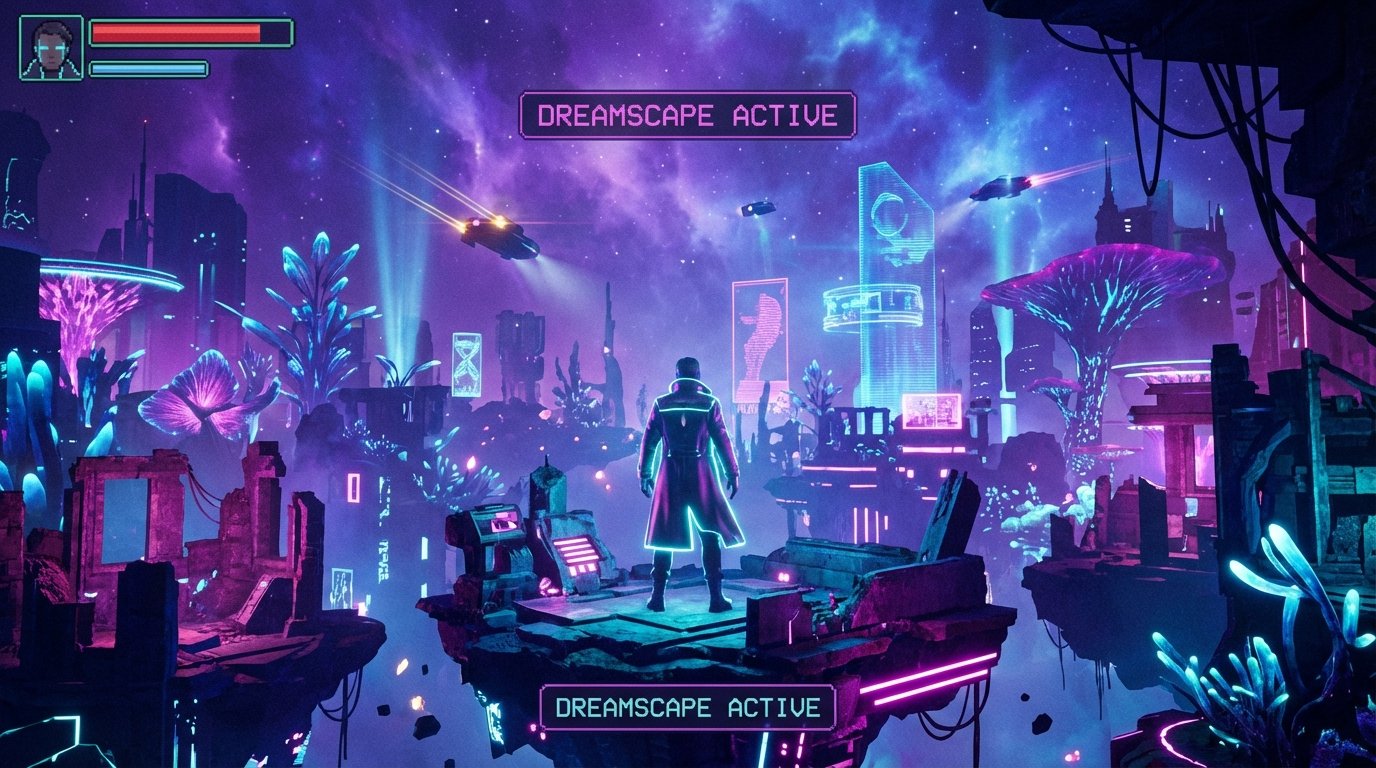 Neon Dreamscape game screenshot