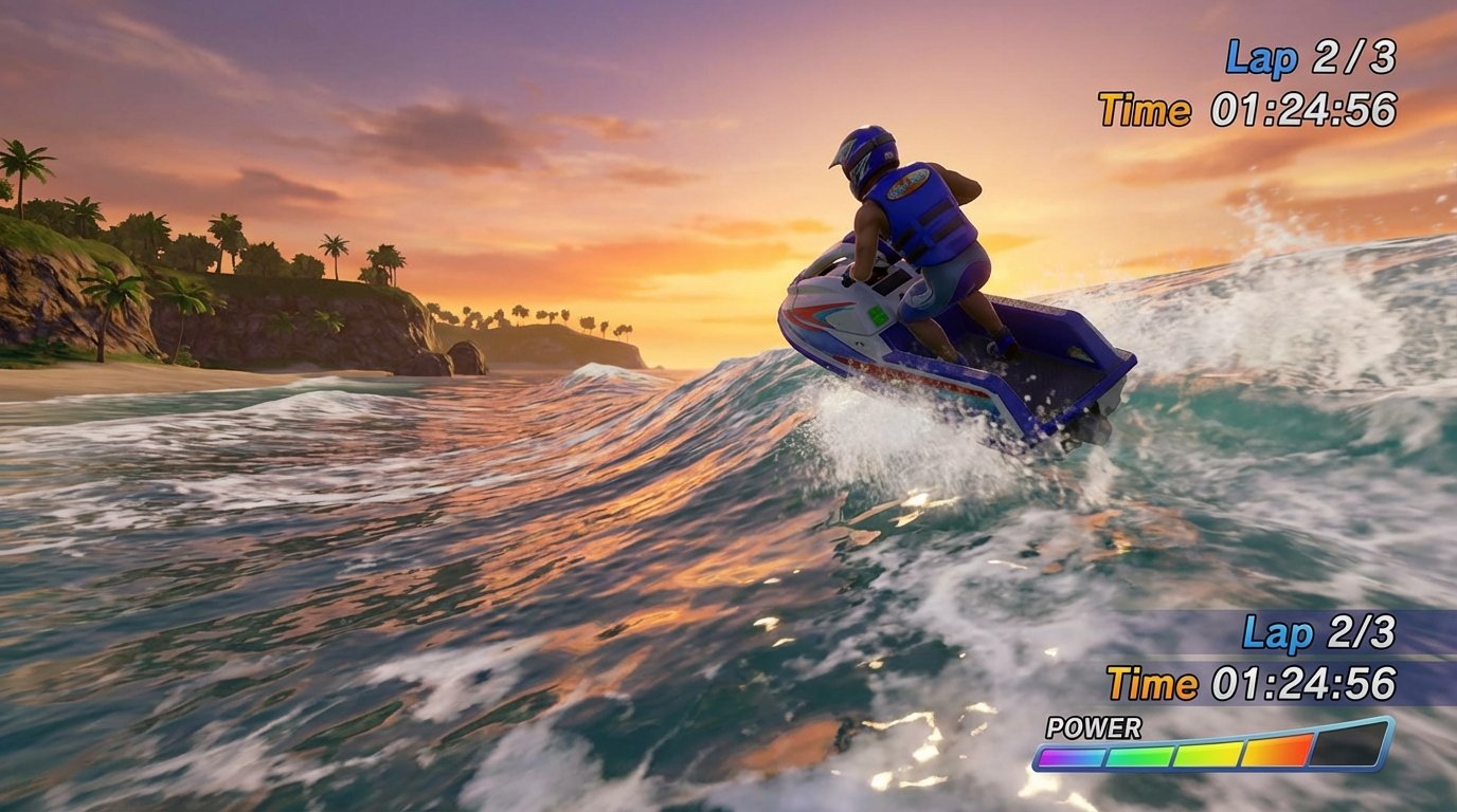 Wave Race 64 game screenshot