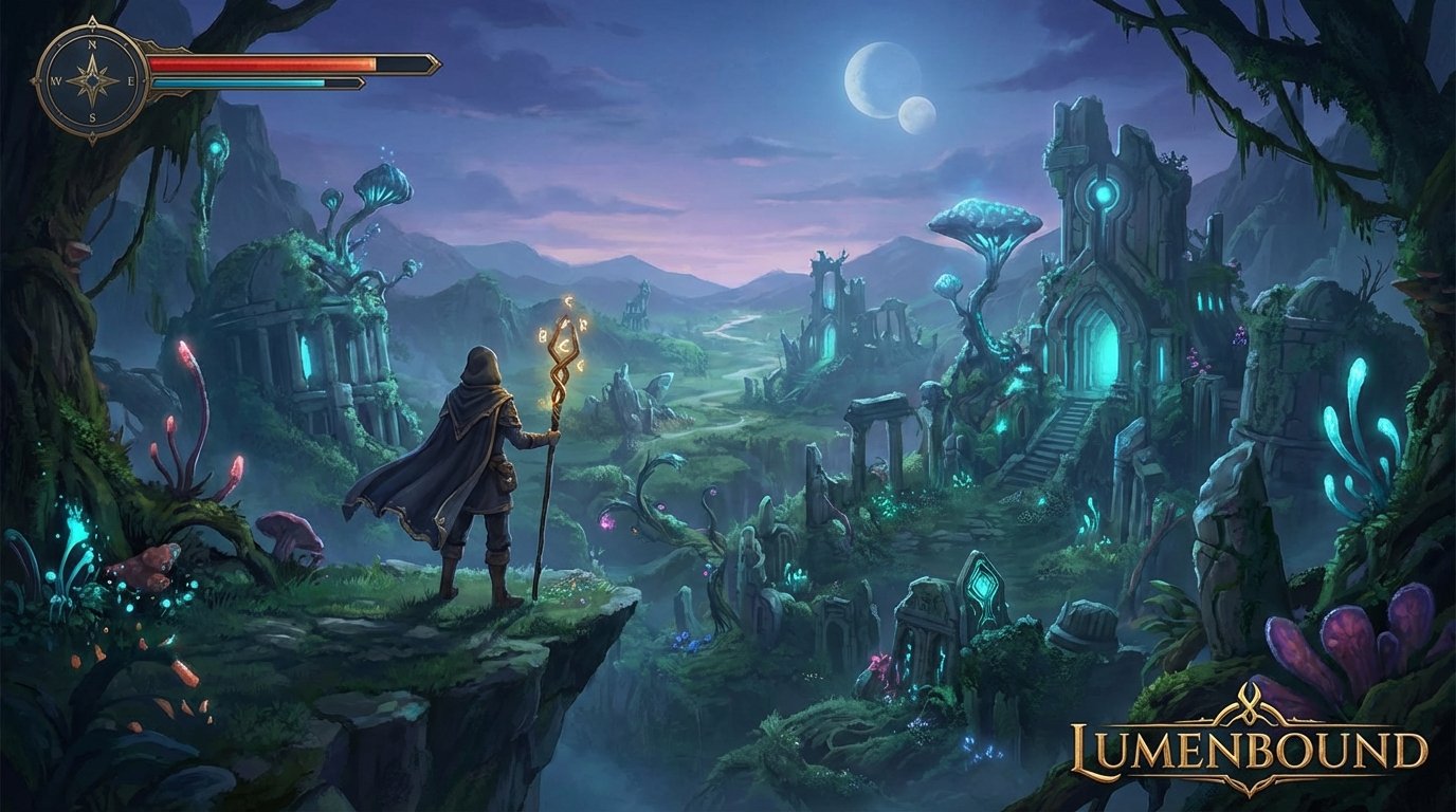 Lumenbound game screenshot