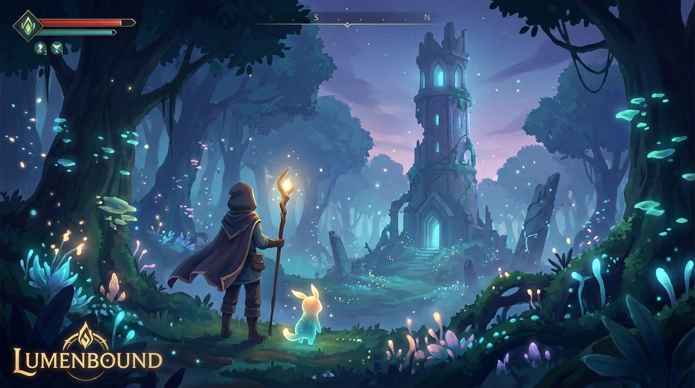 Lumenbound game screenshot