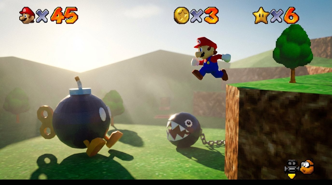 Super Mario 64 game screenshot