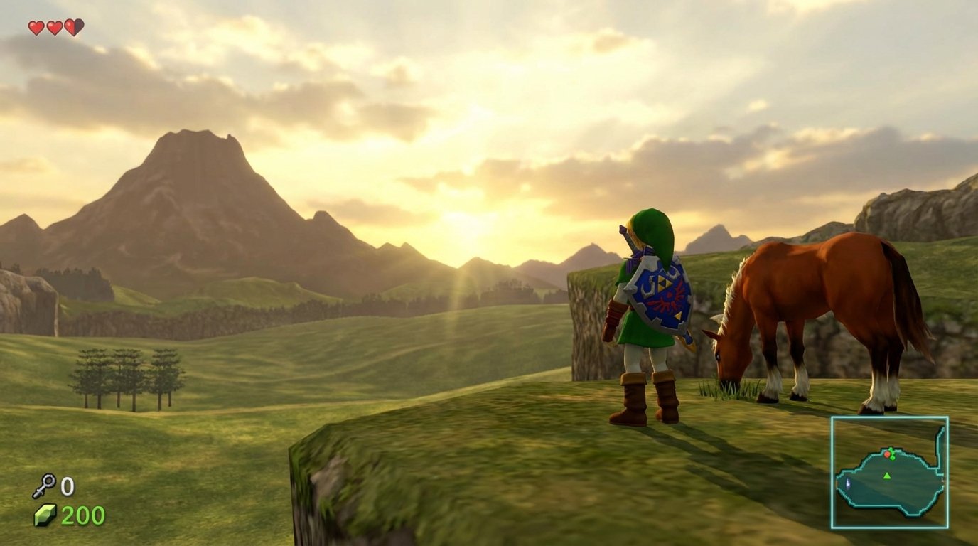 The Legend of Zelda: Ocarina of Time game screenshot
