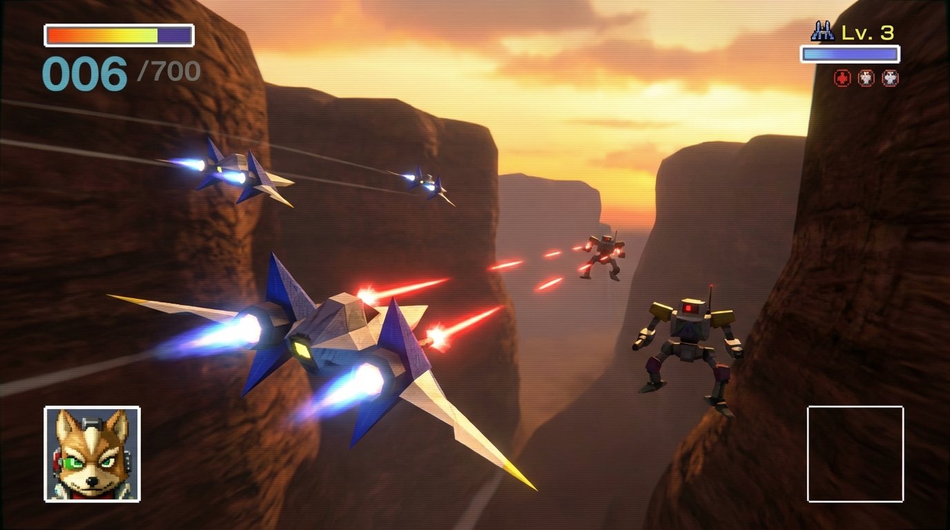 Star Fox 64 game screenshot