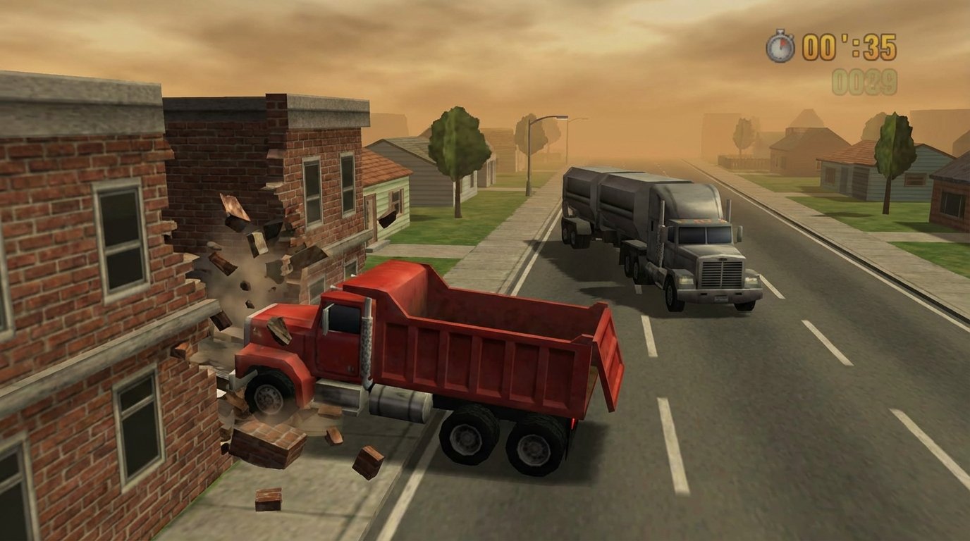 Blast Corps game screenshot