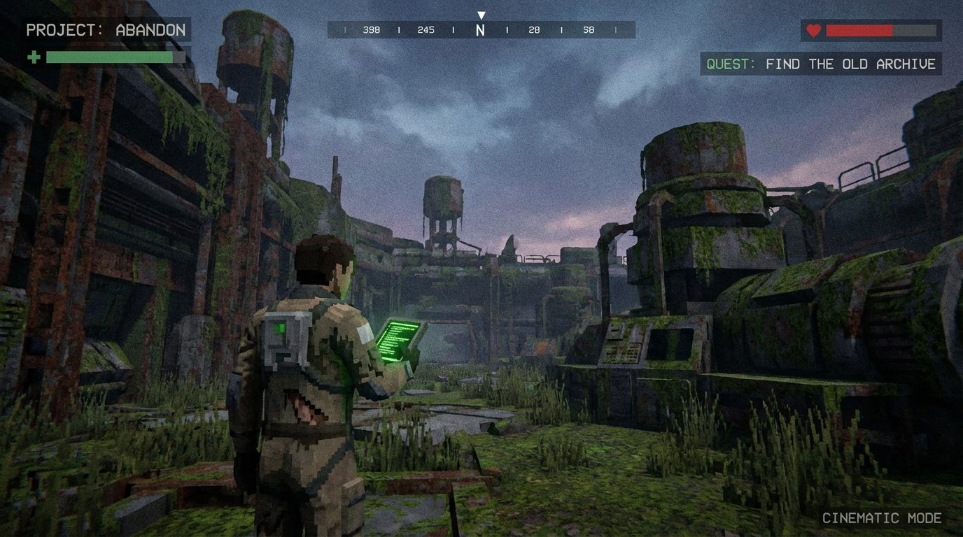 Project: Abandon game screenshot