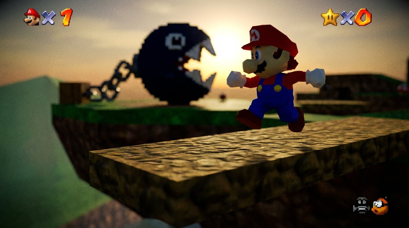 Super Mario 64 game screenshot