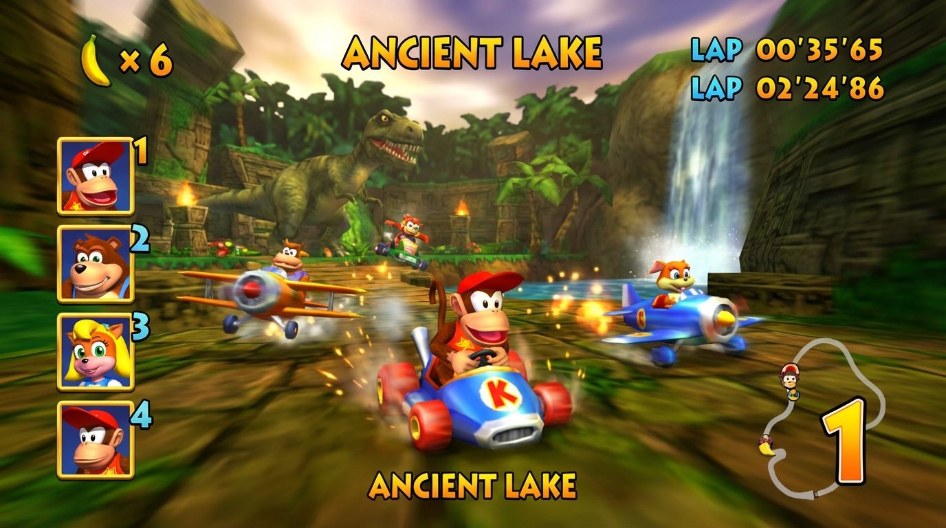 Diddy Kong Racing game screenshot