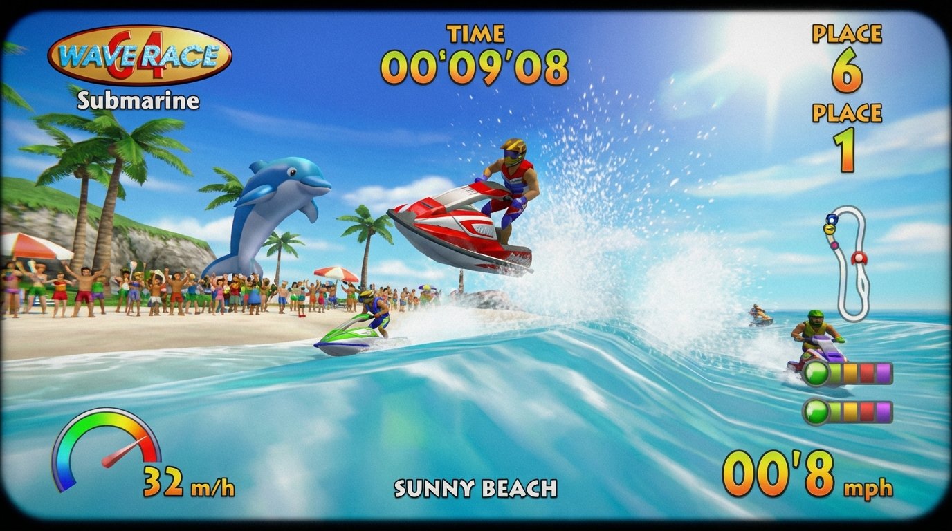 Wave Race 64 game screenshot