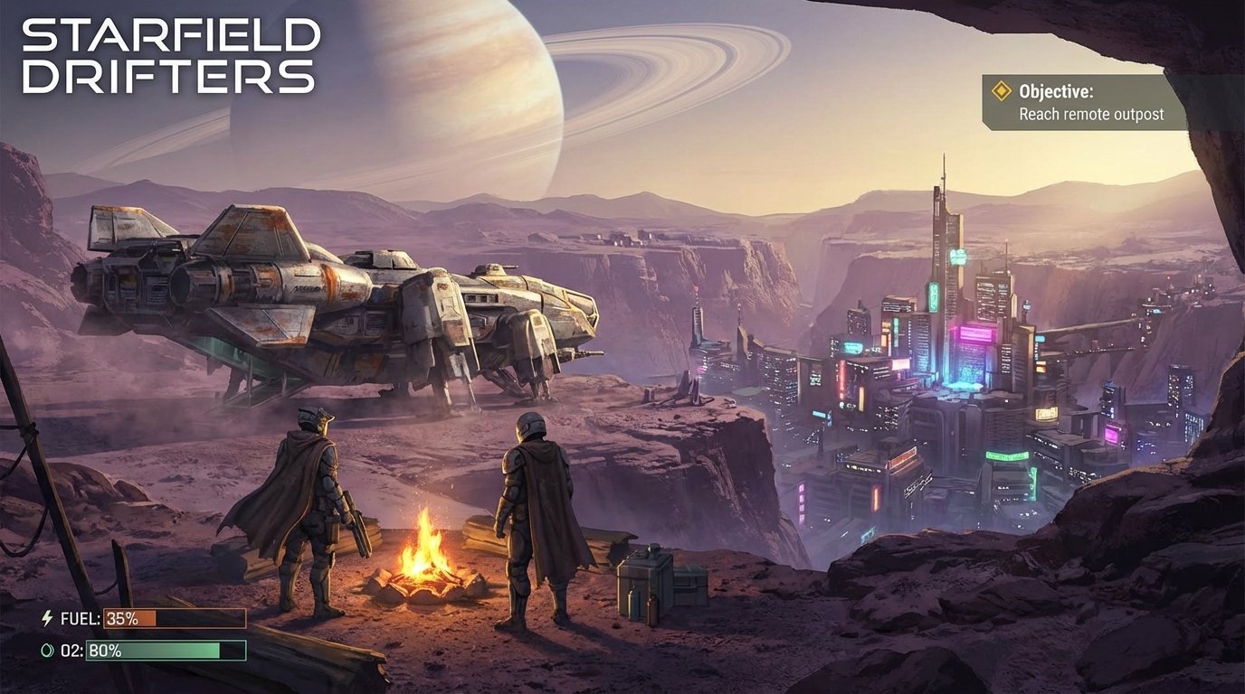 Starfield Drifters game screenshot