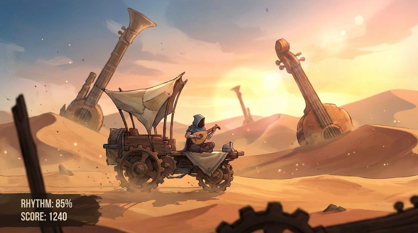 Nomad’s Rhythm game screenshot