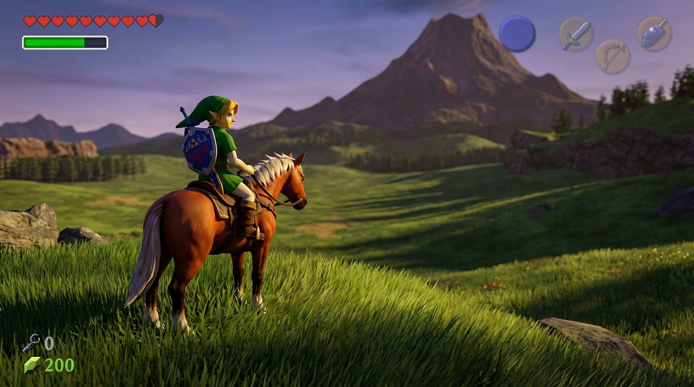 The Legend of Zelda: Ocarina of Time game screenshot