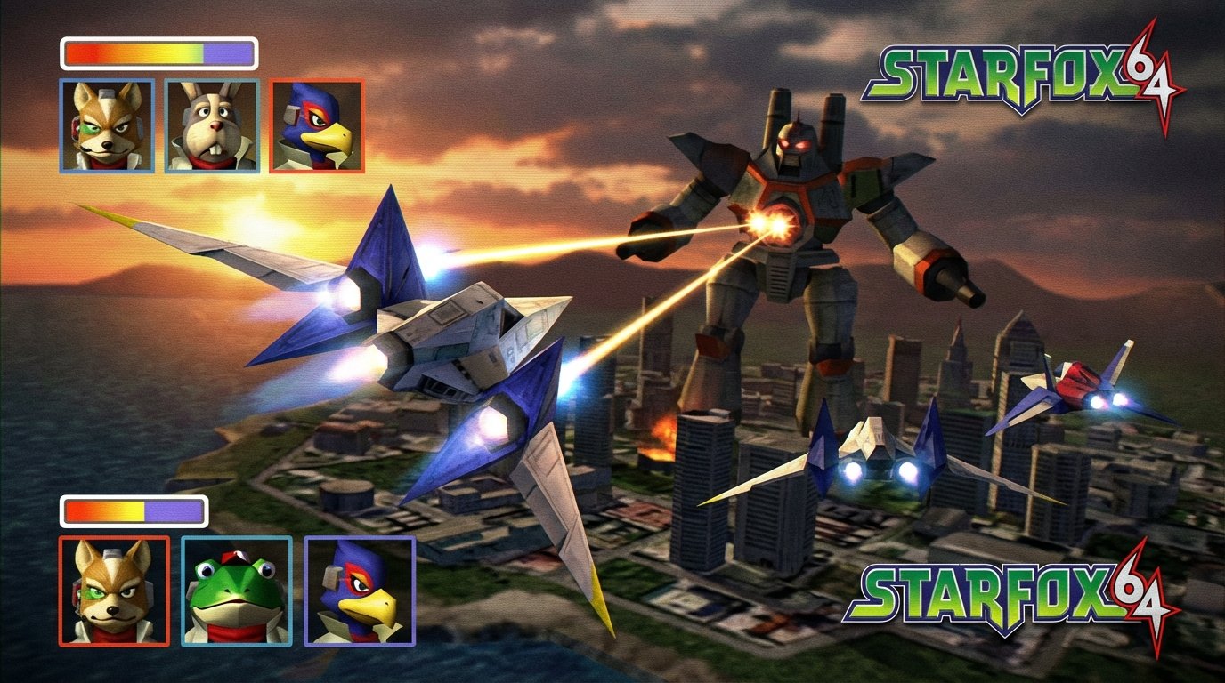 Star Fox 64 game screenshot