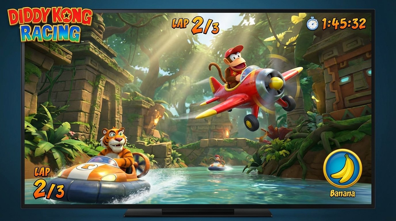 Diddy Kong Racing game screenshot