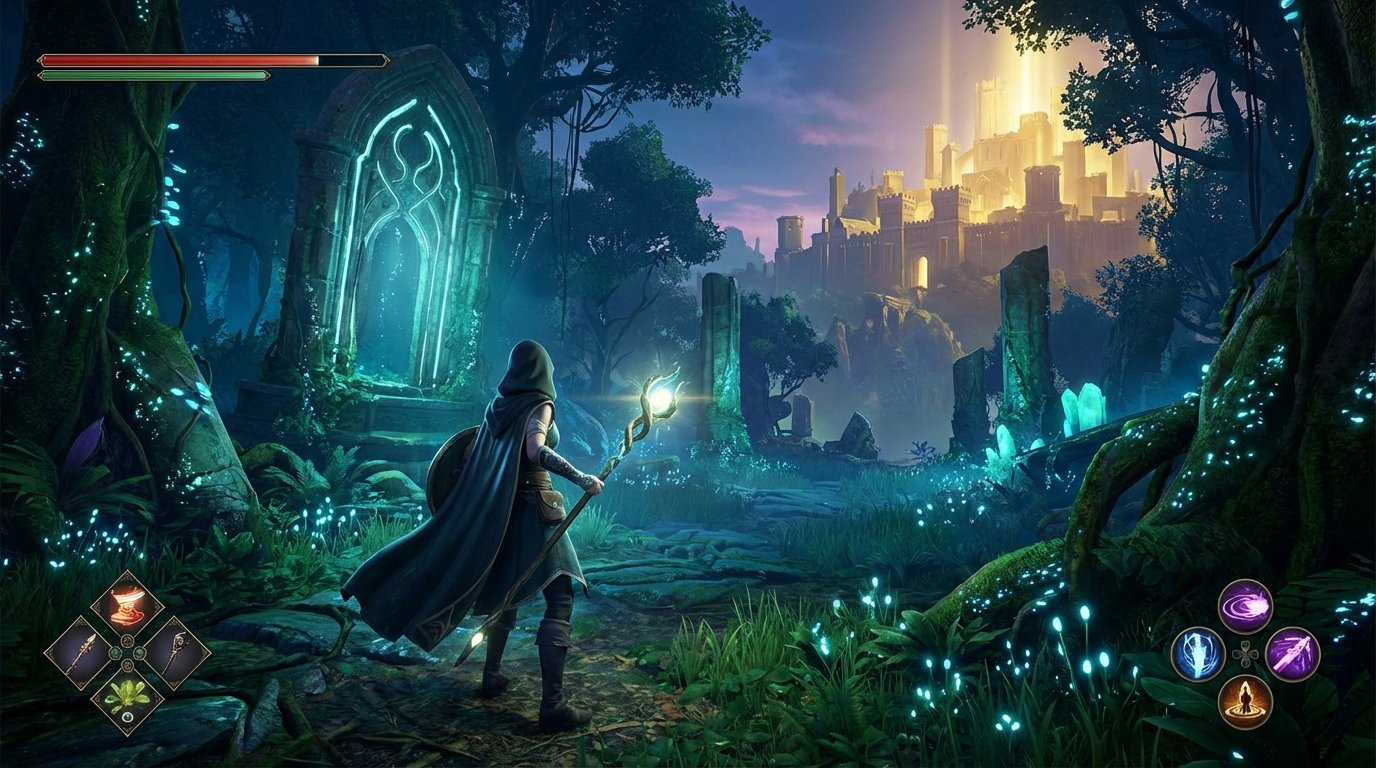 Lumenbound game screenshot