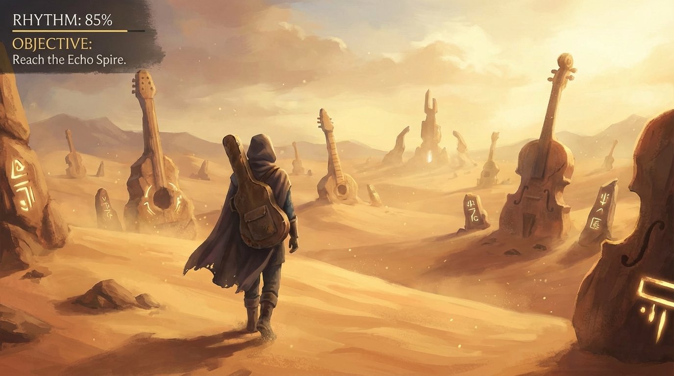 Nomad’s Rhythm game screenshot