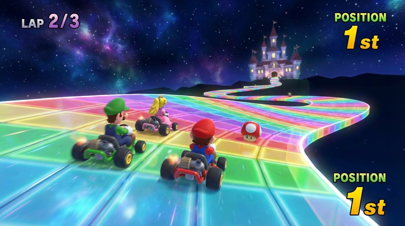 Mario Kart 64 game screenshot