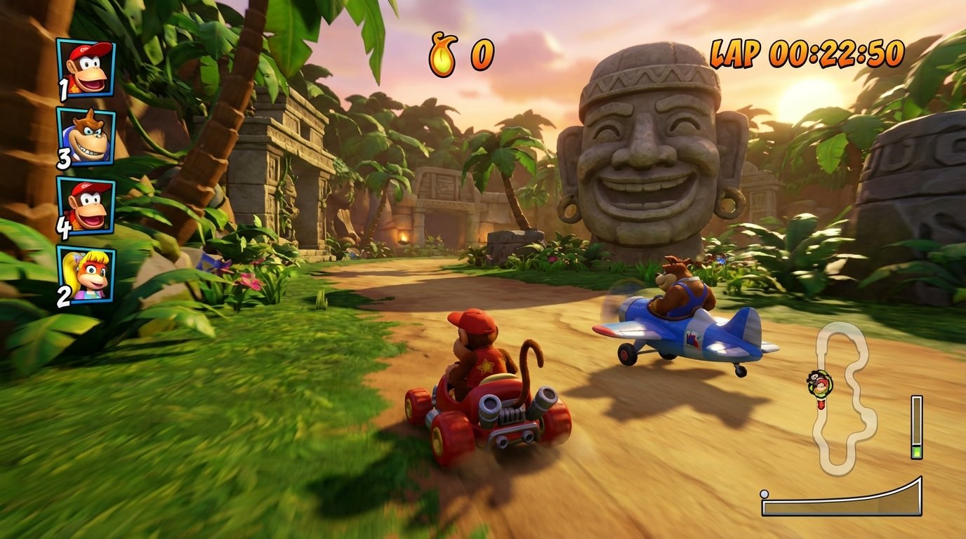 Diddy Kong Racing game screenshot