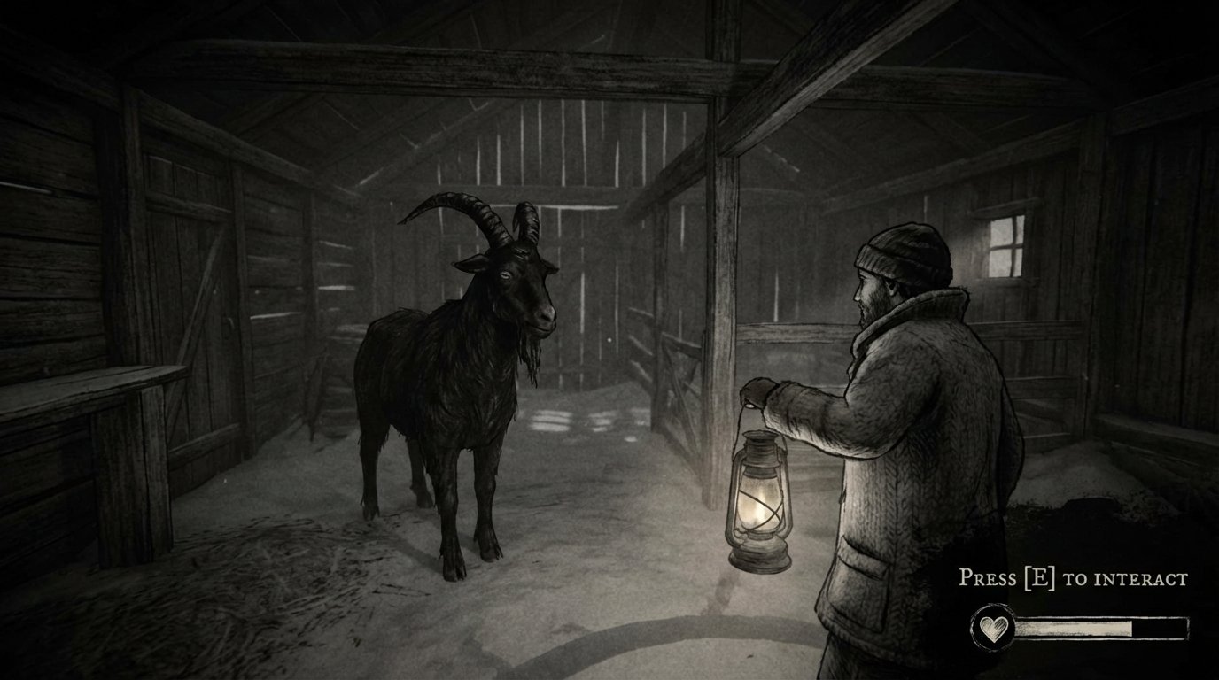 Mundaun: The Black Goat game screenshot