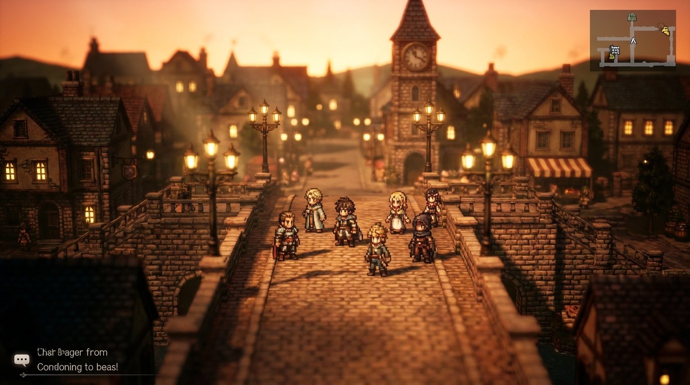Octopath Traveler II game screenshot