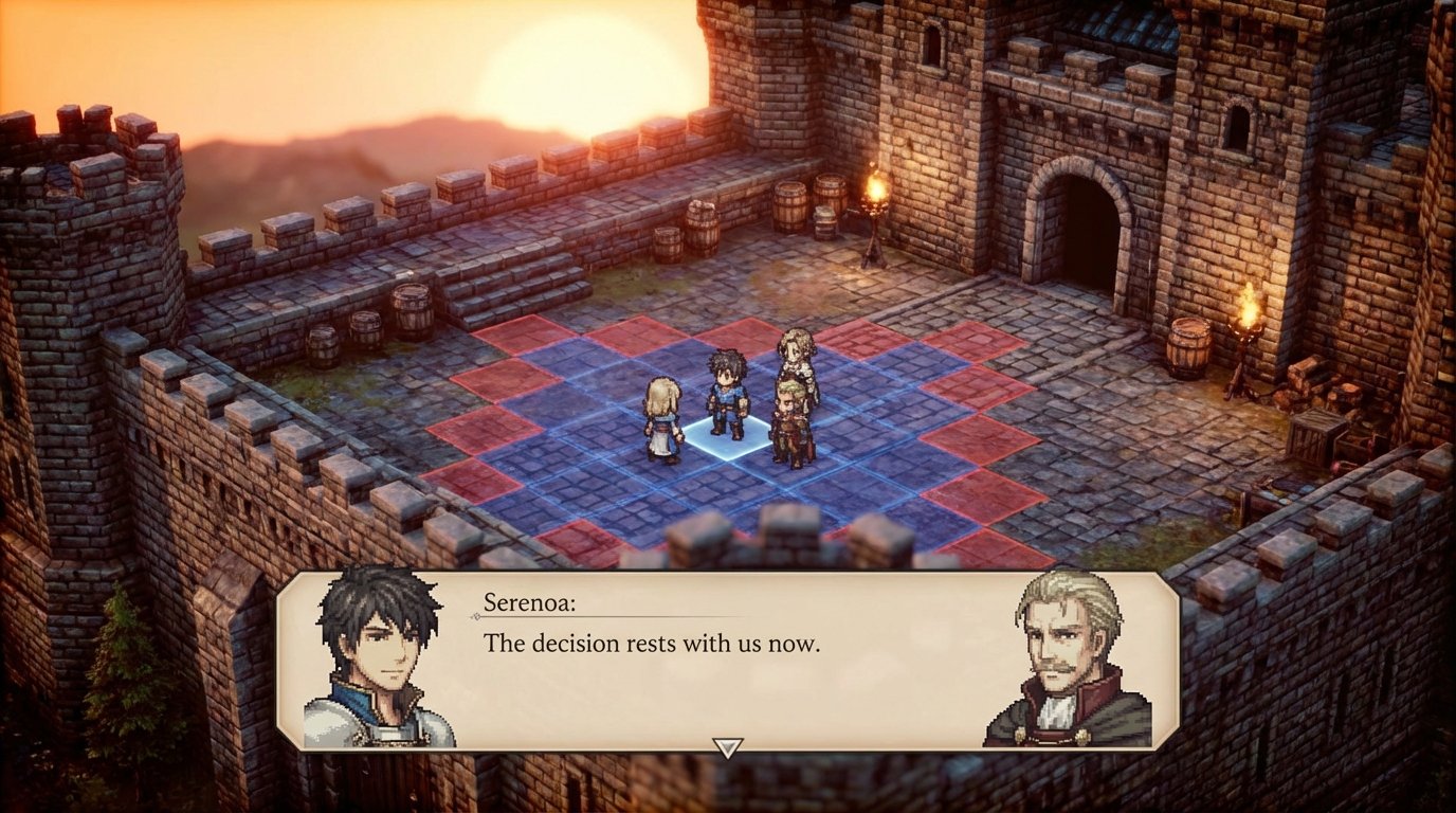 Triangle Strategy game screenshot