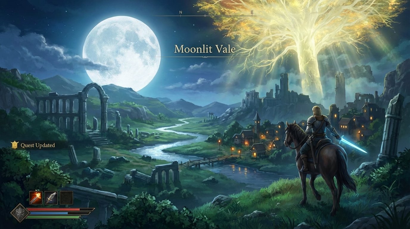 Moonlit Vale game screenshot