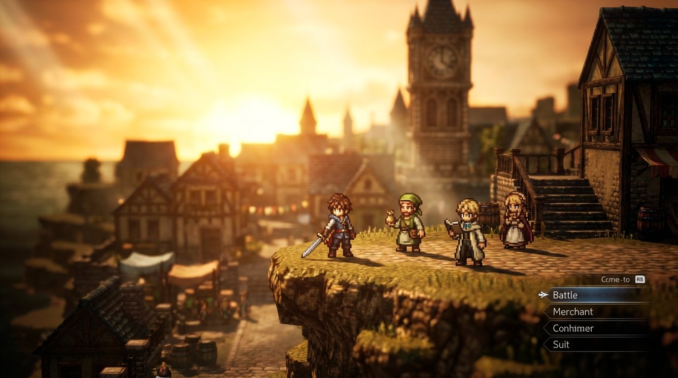 Octopath Traveler II game screenshot