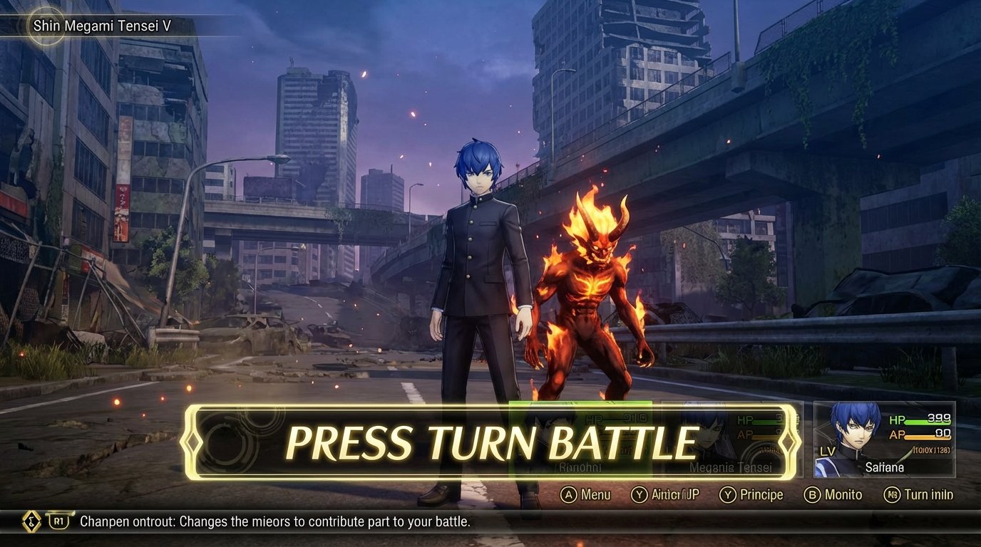 Shin Megami Tensei V game screenshot