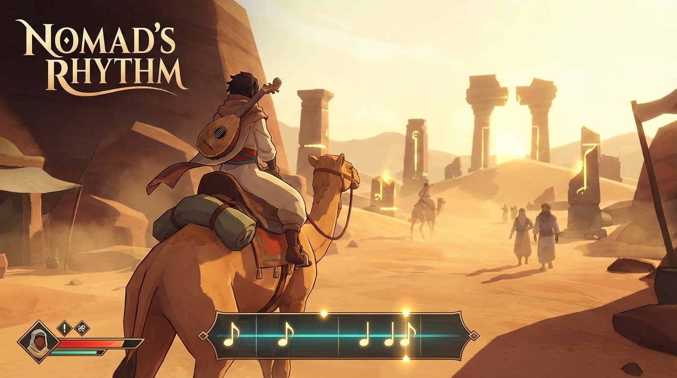 Nomad’s Rhythm game screenshot
