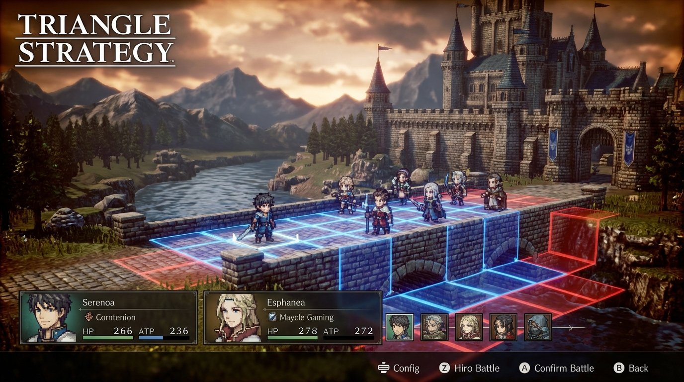 Triangle Strategy game screenshot