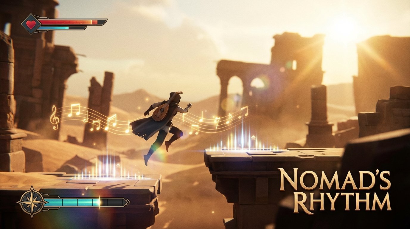 Nomad’s Rhythm game screenshot