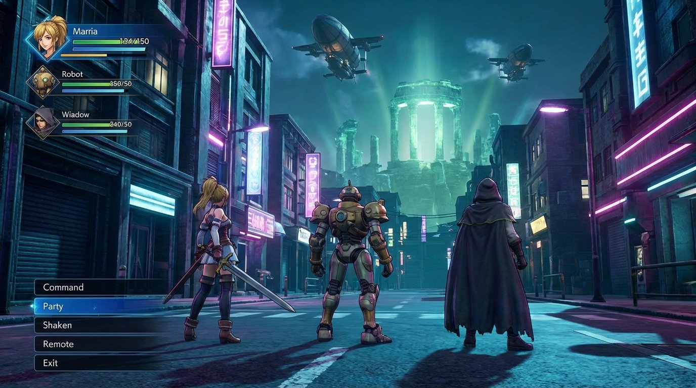 Saga Frontier game screenshot