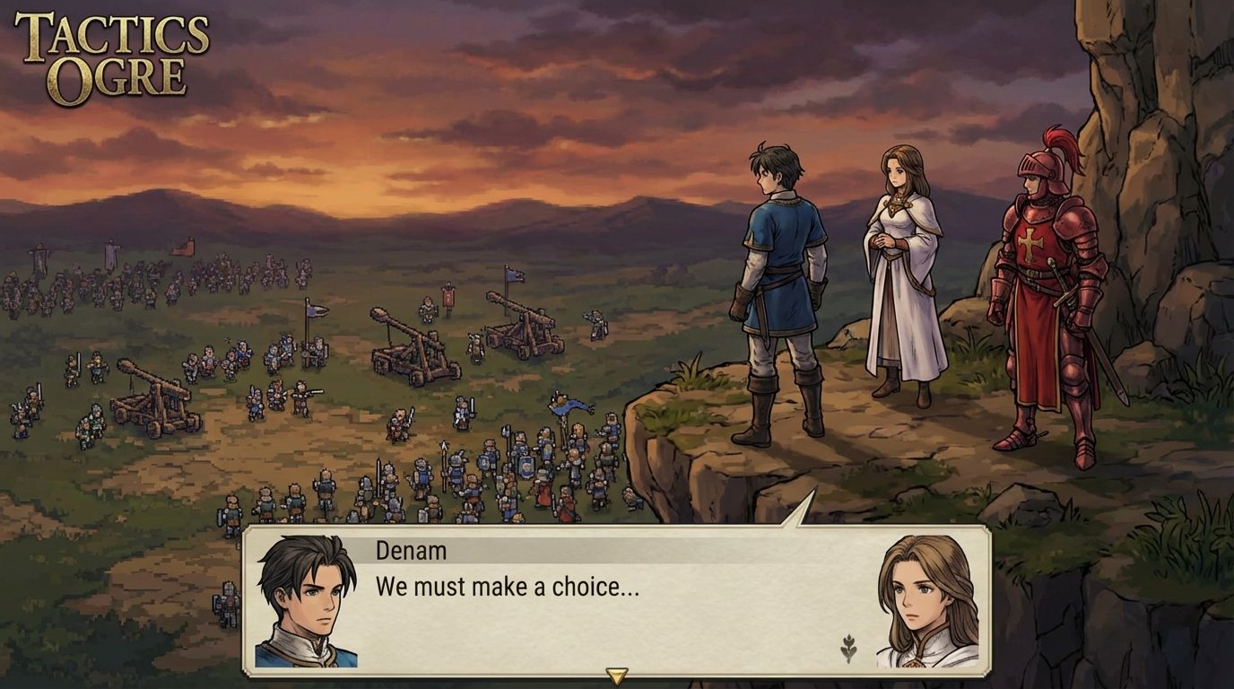 Tactics Ogre: Let Us Cling Together game screenshot