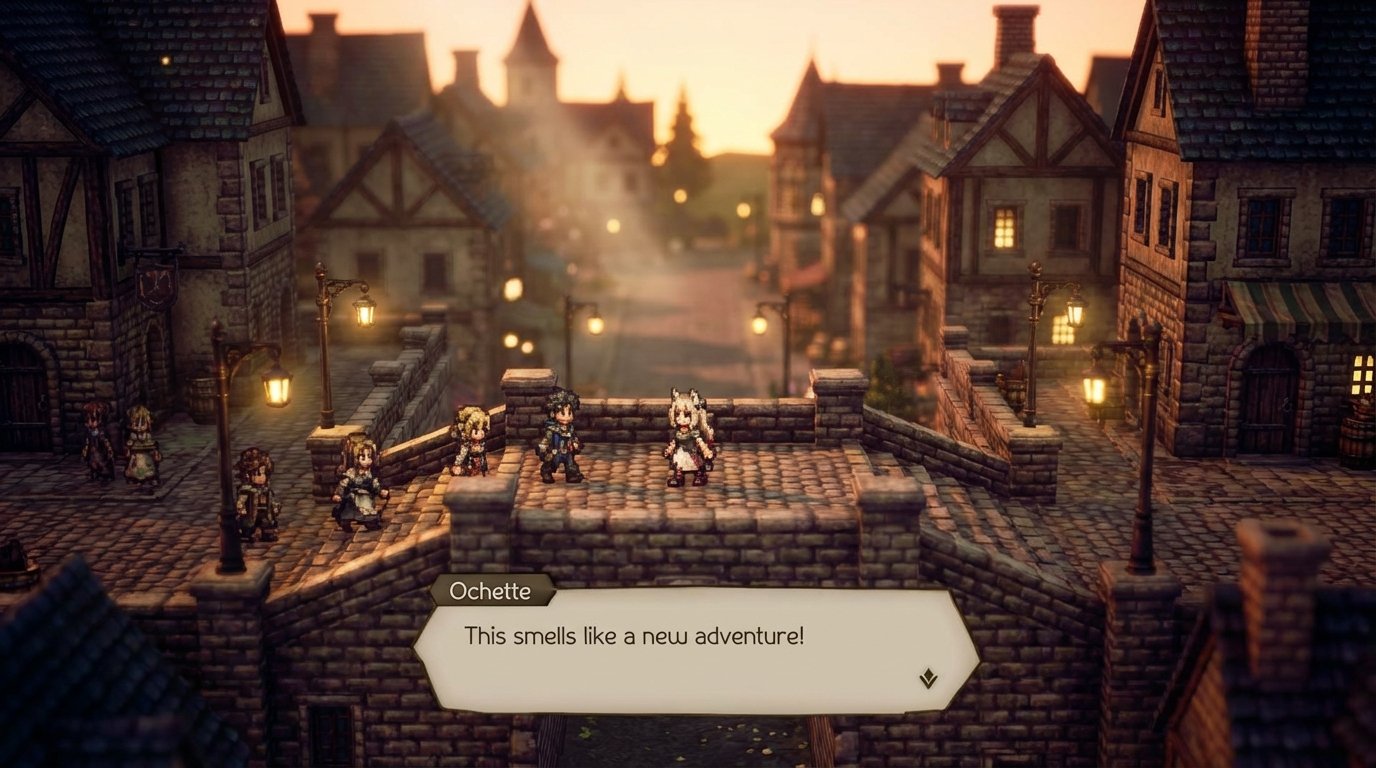 Octopath Traveler II game screenshot