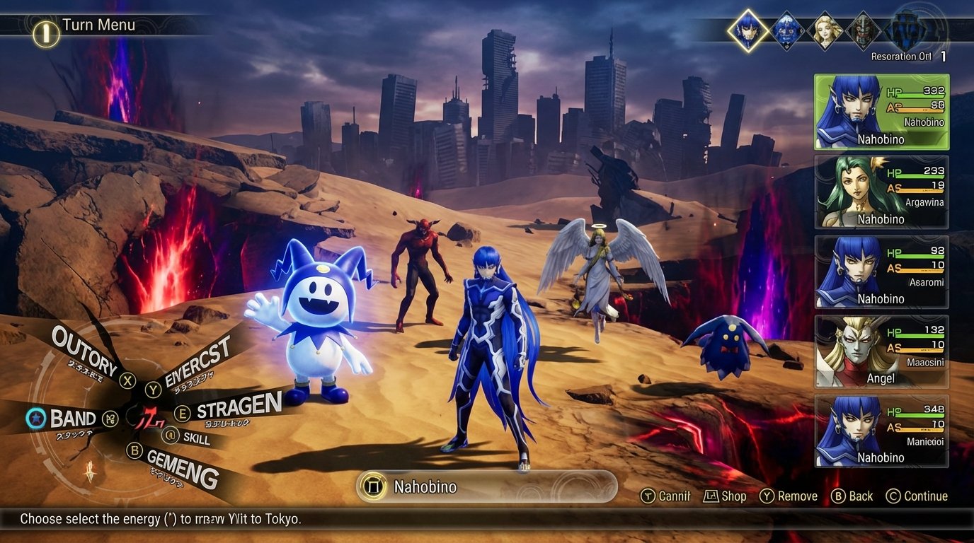 Shin Megami Tensei V game screenshot