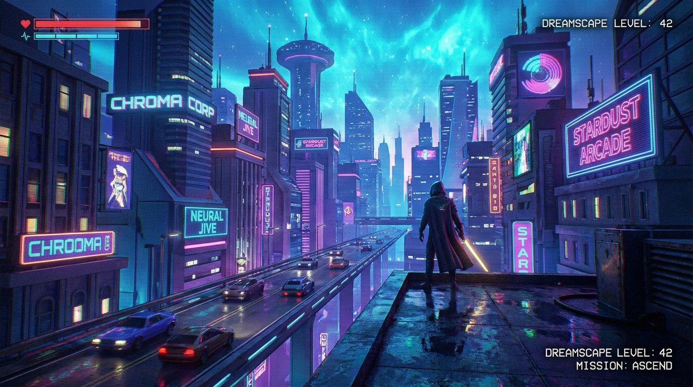 Neon Dreamscape game screenshot