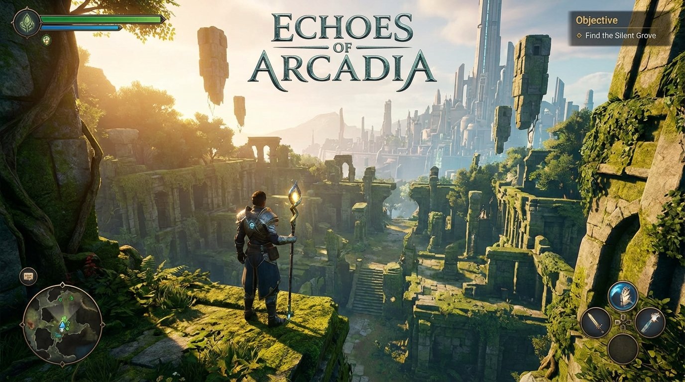 Echoes of Arcadia game screenshot