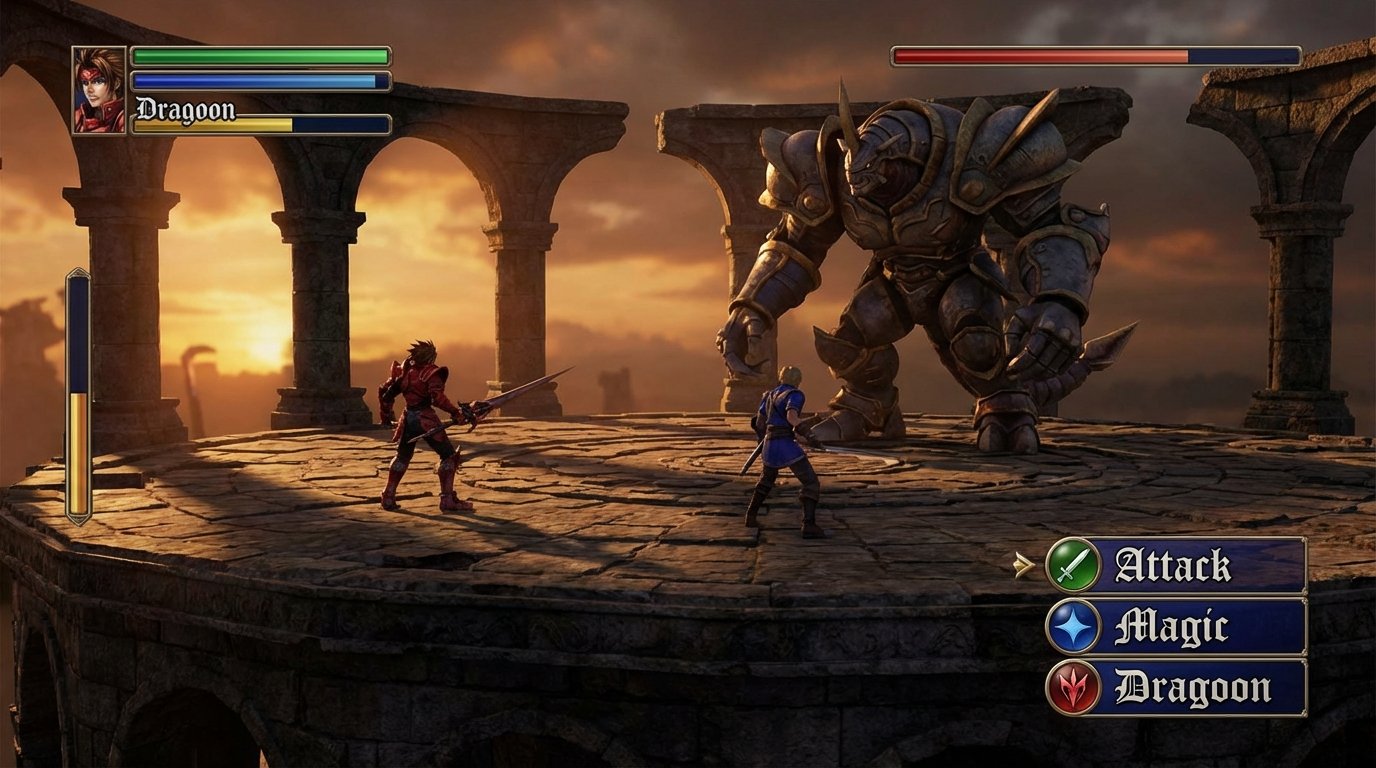Legend of Dragoon game screenshot