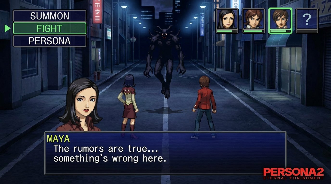 Persona 2: Eternal Punishment game screenshot