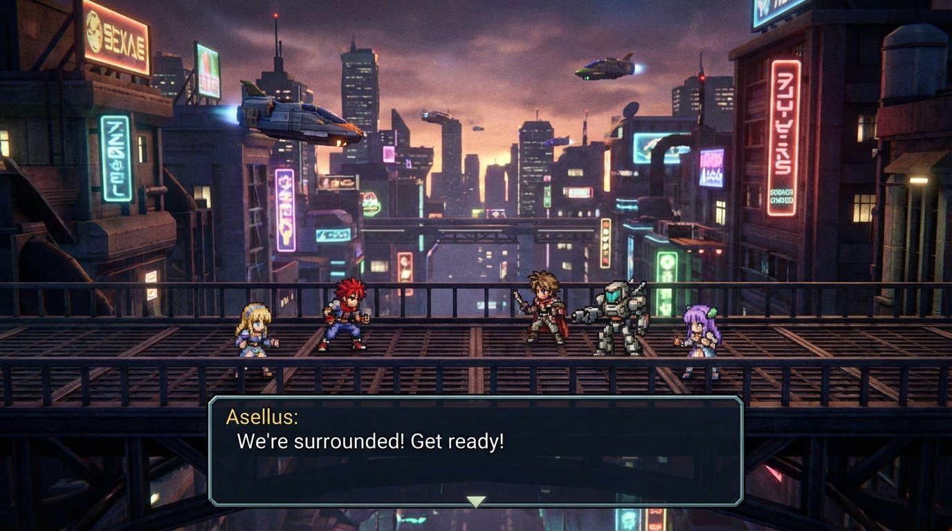 Saga Frontier game screenshot