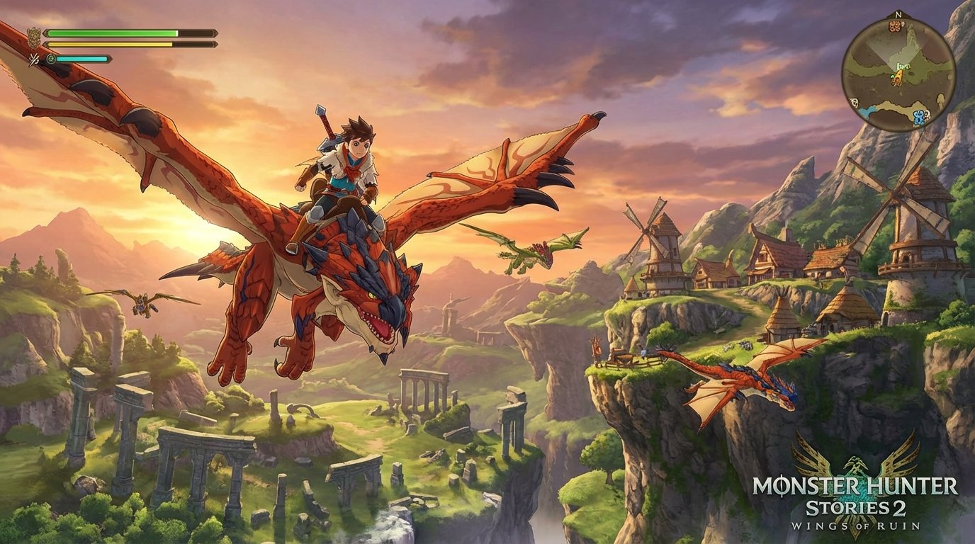 Monster Hunter Stories 2: Wings of Ruin game screenshot