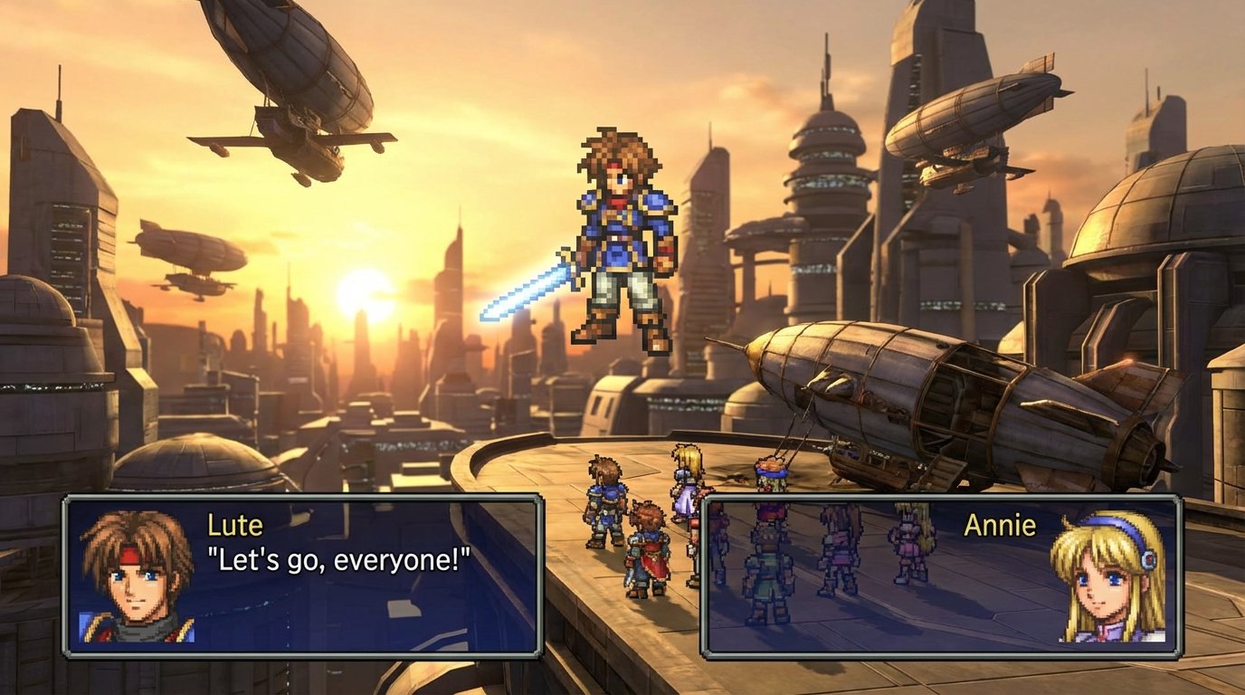 Saga Frontier game screenshot