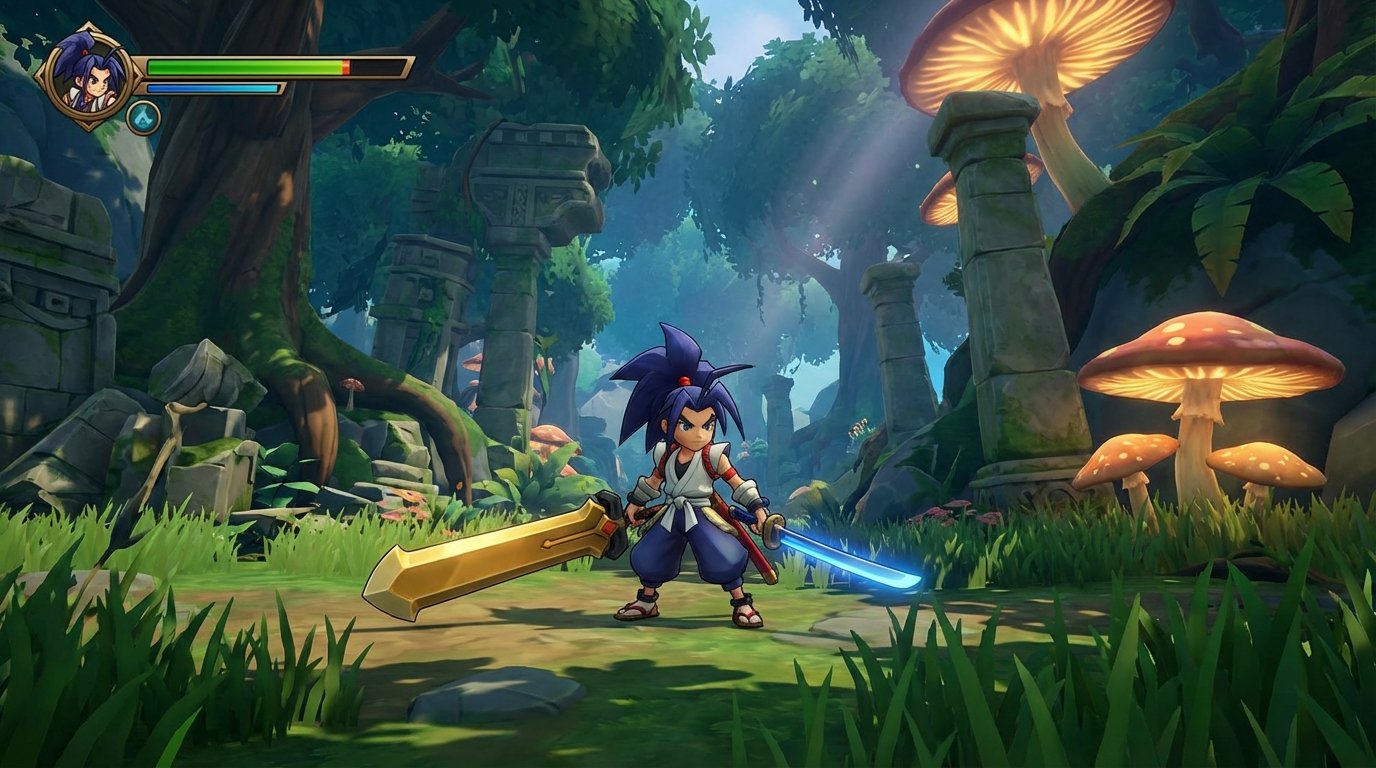 Brave Fencer Musashi game screenshot
