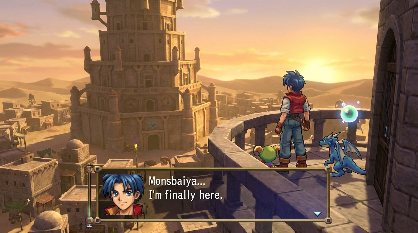 Azure Dreams game screenshot