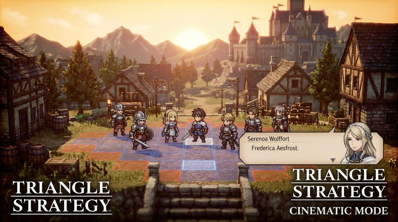 Triangle Strategy game screenshot